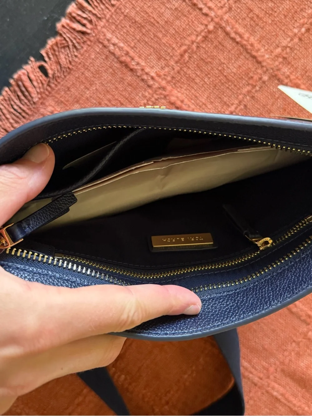 Tory Burch Navy Crossbody Bag